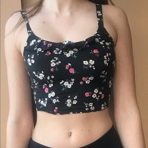 Flower crop top